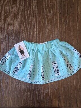 RARE! Tiki PRINT Girls' Skirt the Oblong Box Shop